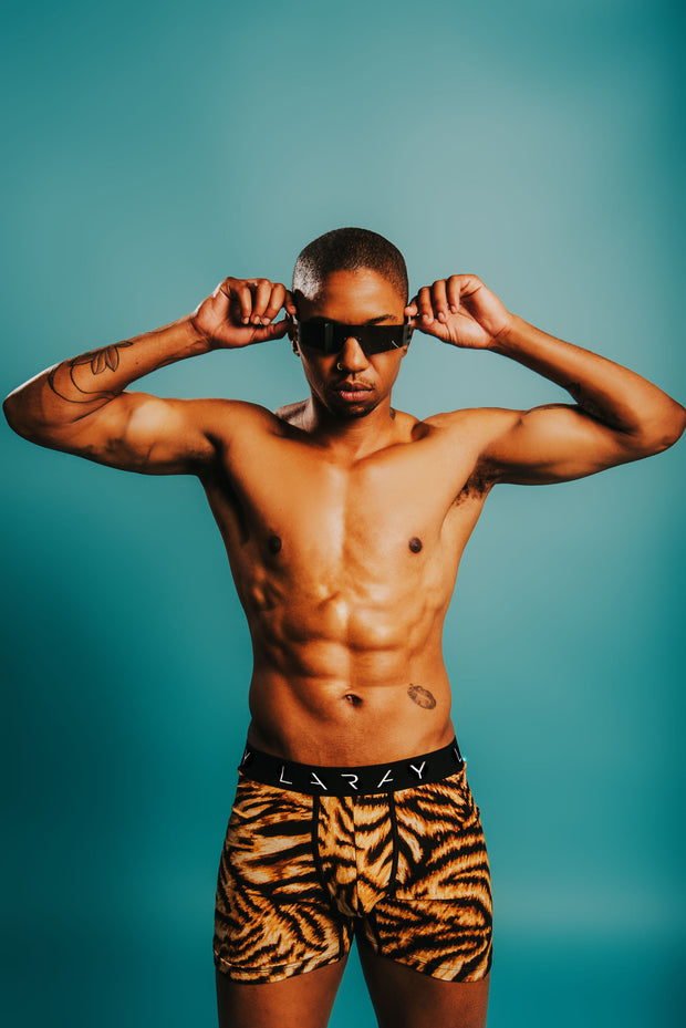 Laray Tiger Print Boxer Briefs