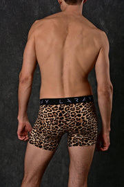 LARAY - Leopard Print Performance Boxer Briefs for Men