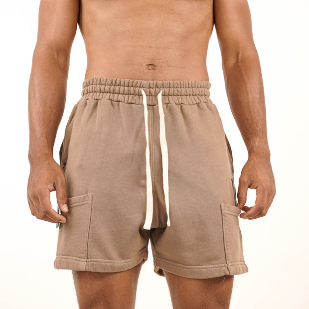 Fundamental Cotton Brown Shorts