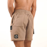 LARAY - Fundamental Cotton Brown Shorts