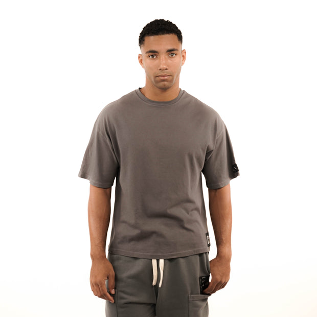 Cotton Fit Gray Tee Shirt
