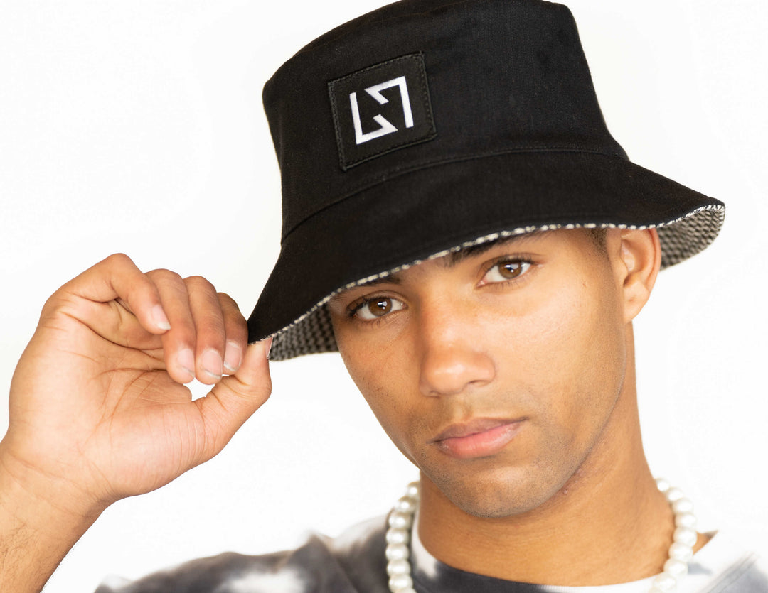LARAY - Denim Twill and Houndstooth Pattern Reversible  display picture 2