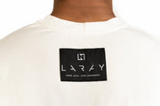 LARAY - 12oz Cotton Boxy Fit White Tee Shirt